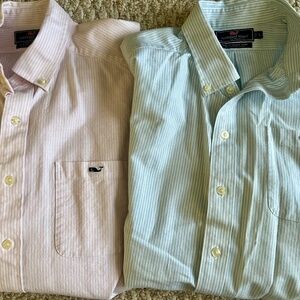 Men’s Vineyard Vines slim fit Tucker Shirt Bundle (2)